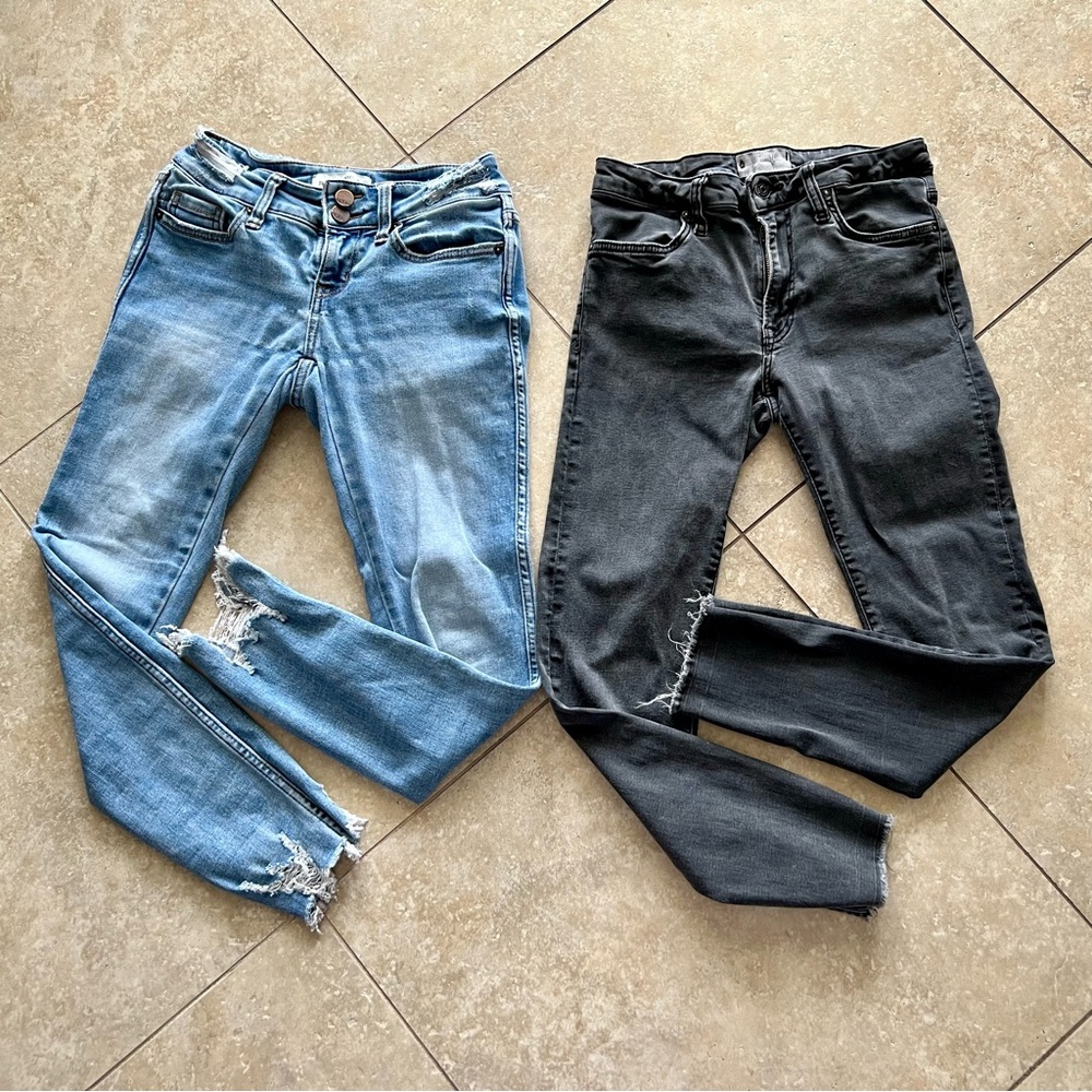 Crop Skinny Jeggings, Size 24/25